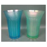 Two Diamond Flared Paneled Tumblers