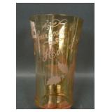 Maker? Marigold Etched Souvenir Tumbler