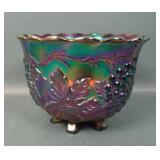 Dugan Elec. Purple Grape Delight Ftd Nut Bowl