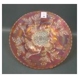 Fenton Marigold Stag & Holly Spatula Ftd Plate