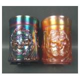 Two Dugan Cherry Wreath Tumblers