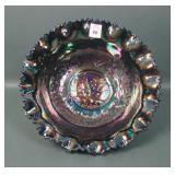 Crown Crystal Black Amehyst Lg Kangaroo Bowl