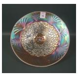 Dugan Peach Opal Soutache Ftd Flared Plate