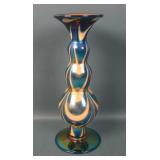 Imperial Freehand Triple Gourd Art Glass Vase