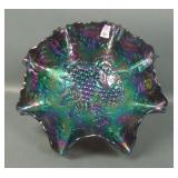 Electric Purple Imperial Grape Lg Ruffled Bowl