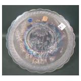 Scarce Imperial IG White Chrysanthemum Chop Plate
