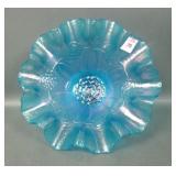 Dugan Celeste Blue Double Stem Rose Ftd Bowl