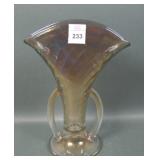 Imperial Smoke # 244 Interior Swirl Fan Vase