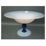 Fry Foval Delft Blue Ftd Flared Compote
