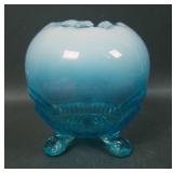 Model Flint Blue Opal Wreath & Shell Ftd Rosebowl