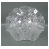 Fenton Crystal Satin Pineapple Large Ftd Bowl