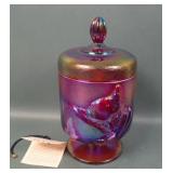 Fenton1991 Red Chessie Cat Covered Candy
