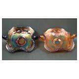 Two Fenton Ametyst Strawberry Bon Bons