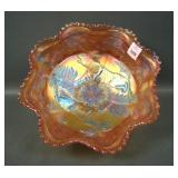 Fenton Pastel Marigold Panther Master Berry Bowl