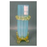 Victorian BO Ribbed Optic Bud Cylinder Bud Vase