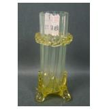 Victorian VO Ribbed Optic Bud Cylinder Bud Vase