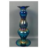 Imperial Lead Luster Blue Triple Gourd Vase