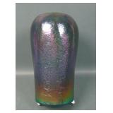 Imperial Jewels Green Cupped Art Glass Vase
