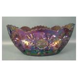 Eda Amethyst Floral Sunburst Oval Jardeniere