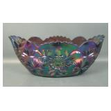 Eda Amethyst Large Floral Sunburst Oval Jardiniere
