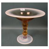 Fenton # 1536 Cameo Opal Compote