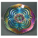Imperial Electric Purple Scroll Embossed Plate