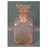 Carder Steuben Pink # 6590 Threaded Bottle