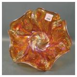 Imperial Dark Marigold Acanthus Ruffled Bowl