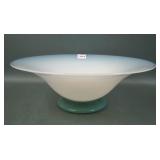 Fry Foval Jade Green Ftd Flared Bowl