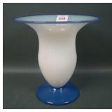 Fry Foval Delft Blue Ftd Flared Vase