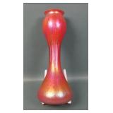 Bohmian/ Rindskopf Pepita Art Glass Vase