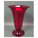 Steuben Celenium Red # 2909 Ftd Vase