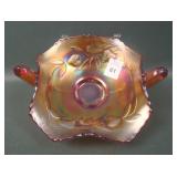Fenton Reverse Amberina Strawberry Bon Bon