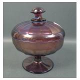 Fenton Wisteria # 643 Wide Panel Covered Bon Bon