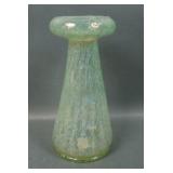 Dugan Lime Green Frit Hyacinth Vase