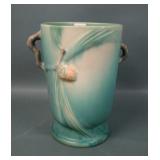 Roseville Pottery Green Pinecone Handled C