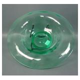 Steuben/Fry Pomona Green Console Bowl