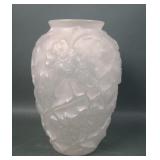 Phoenix Crystal Frosted Wild Rose Vase