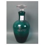 Morgantown Victory Steigel Green Glass Gin