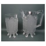 Gillinder & Sons "Classic " Pitcher & Celery Vase