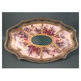 Angelica Kauffman Style Porcelain Ovel Tray