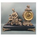 1882 Ansonia Cincinnatus Gilt-Metal Mantel Clock