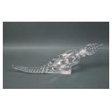 Elbee Crystal Ribbed Spiral Cornucopia Perfume