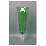 Cambridge Forest Green Keyhole Vase