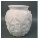 Phoenix Green/Yellow Stain Satin MG Figured Vase