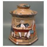 Buffalo Pottery Deldare "Ye Lin Inn" Humidor.