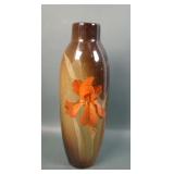 Owens Pottery Standard Glaze Decorated Vase