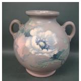 Weller Artist Signed  Grey Hudson Decorated Vase