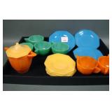 Akro Agate Multi Colored 15 Pc Childs Set