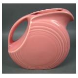 Homer Laughl Fiesta Pink Flaming Disc Pitcher